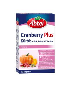 ABTEI Kürbis Plus Cranberry Kapseln