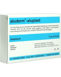 ALUDERM aluplast Wundverb.Pfl.6 cmx1 m elast.