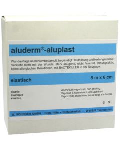 ALUDERM aluplast Wundverb.Pfl.6 cmx5 m elast.