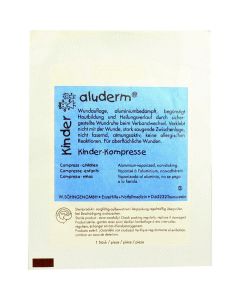 ALUDERM Kinder Kompressen 6x6 cm