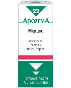 Apozema Migräne-tropfen Nr. 22 - 50 Ml