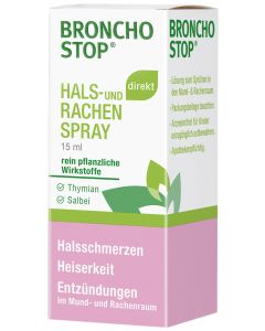 Bronchostop Hals- Und Rachenspray - 15 Ml