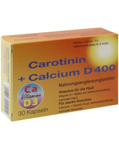 CAROTININ+Calcium D 400 Kapseln