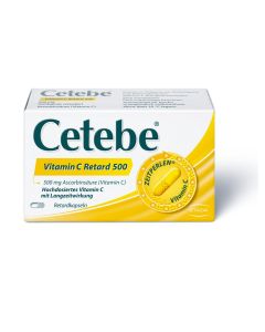 CETEBE Vitamin C Retardkapseln 500 mg