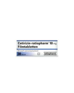 Cetirizin Rtp Ftbl 10mg 10 Stk.