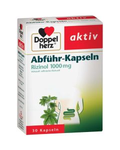 DOPPELHERZ Abführ-Kapseln Rizinol 1.000 mg