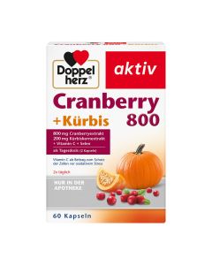 DOPPELHERZ Cranberry+Kürbis Kapseln