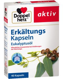 DOPPELHERZ Erkältungskapseln Eukalyptusöl