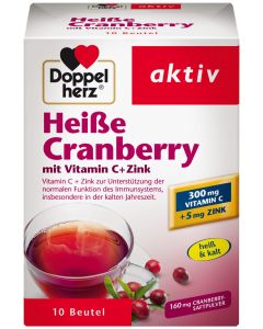 DOPPELHERZ heisse Cranberry m.Vit.C+Zink Granulat