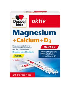 DOPPELHERZ Magnesium+Calcium+D3 DIRECT Pellets