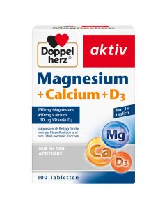 DOPPELHERZ Magnesium+Calcium+D3 Tabletten