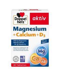 DOPPELHERZ Magnesium+Calcium+D3 Tabletten