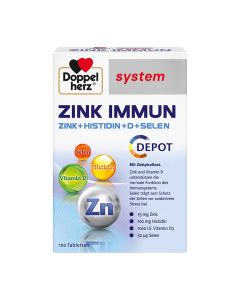 DOPPELHERZ Zink Immun Depot system Tabletten