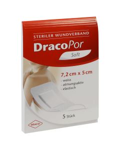 DRACOPOR Wundverband 5x7,2 cm steril