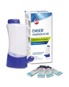 EMSER Nasendusche mit 4 Btl.Nasenspülsalz