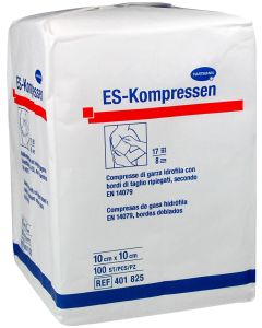 ES-KOMPRESSEN unsteril 10x10 cm 8fach