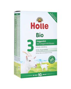 HOLLE Bio Folgemilch 3 auf Ziegenmilchbasis Pulver-400 g