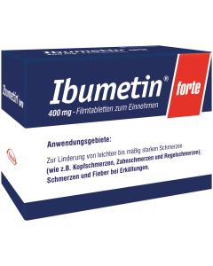 Ibumetin Filmtabletten Forte 400mg