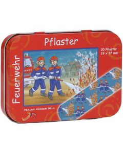 KINDERPFLASTER Feuerwehr Dose