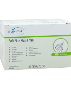 KLINION Soft fine plus Pen-Nadeln 4mm 32 G 0,23mm