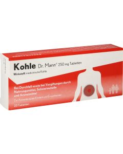 KOHLE Dr.Mann 250 mg Tabletten