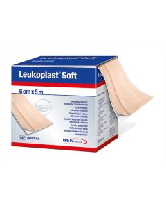 LEUKOPLAST soft Pflaster 6 cmx5 m Rolle