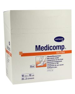 MEDICOMP extra Kompressen 10x10 cm steril