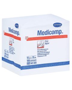 MEDICOMP Kompressen 10x10 cm unsteril