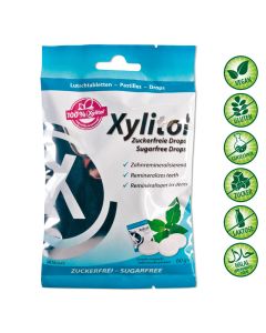 MIRADENT Xylitol Drops zuckerfrei Mint