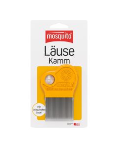 MOSQUITO Nissenkamm Metall mit Lupe