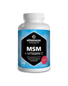 MSM HOCHDOSIERT+Vitamin C Kapseln