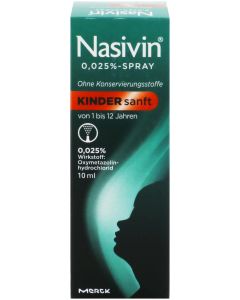 Nasivin Spray 0,025% Kinder Sanft