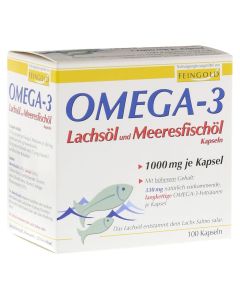 OMEGA-3 Lachsöl und Meeresfischöl Kapseln