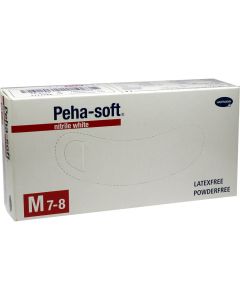 PEHA-SOFT nitrile white Unt.Hands.unsteril pf M