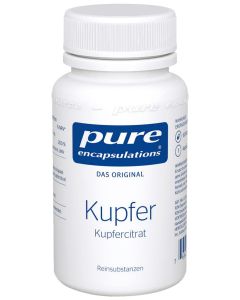 PURE ENCAPSULATIONS Kupfer Kupfercitrat Kapseln