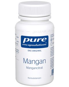 PURE ENCAPSULATIONS Mangan Mangancitrat Kapseln