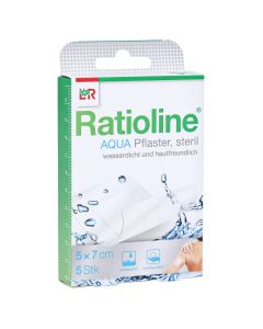 RATIOLINE aqua Duschpflaster Plus 5x7 cm steril