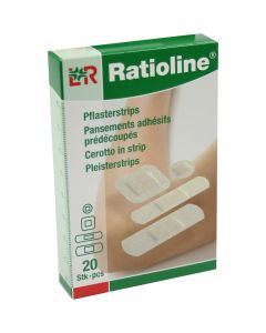 RATIOLINE sensitive Pflasterstrips in 4 Grössen-20 St