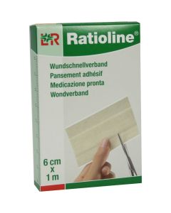 RATIOLINE sensitive Wundschnellverband 6 cmx1 m