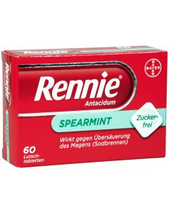 Rennie Antacidum Zuckerfrei Spearmint