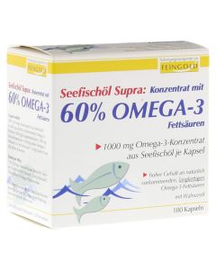 SEEFISCHÖL Supra m.60% Omega-3-Fetts.Weichkaps.