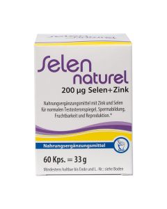 SELENNATUREL 200 myg+Zink Kapseln