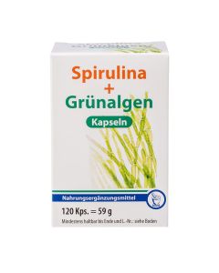 SPIRULINA+GRÜNALGEN Kapseln