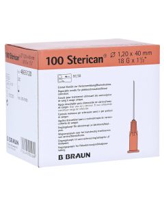 STERICAN Kanülen 18 Gx1 1/2 1,2x40 mm