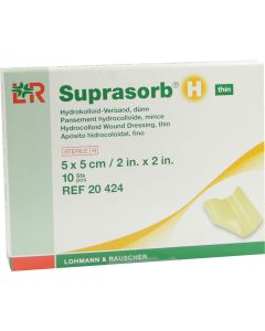 SUPRASORB H Hydrokoll.Verb.dünn 5x5 cm