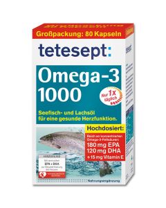 TETESEPT Omega-3 1000 Kapseln