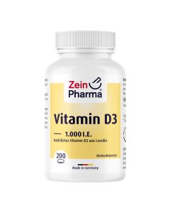 VITAMIN D3 1.000 I.E. Softgelkapseln ZeinPharma