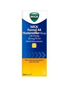 Wick Formel 44 Hustenstiller-sirup Mit Honig