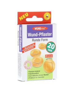 WUNDPFLASTER 2,5 cm rund