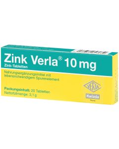 Zink Verla 10 Mg